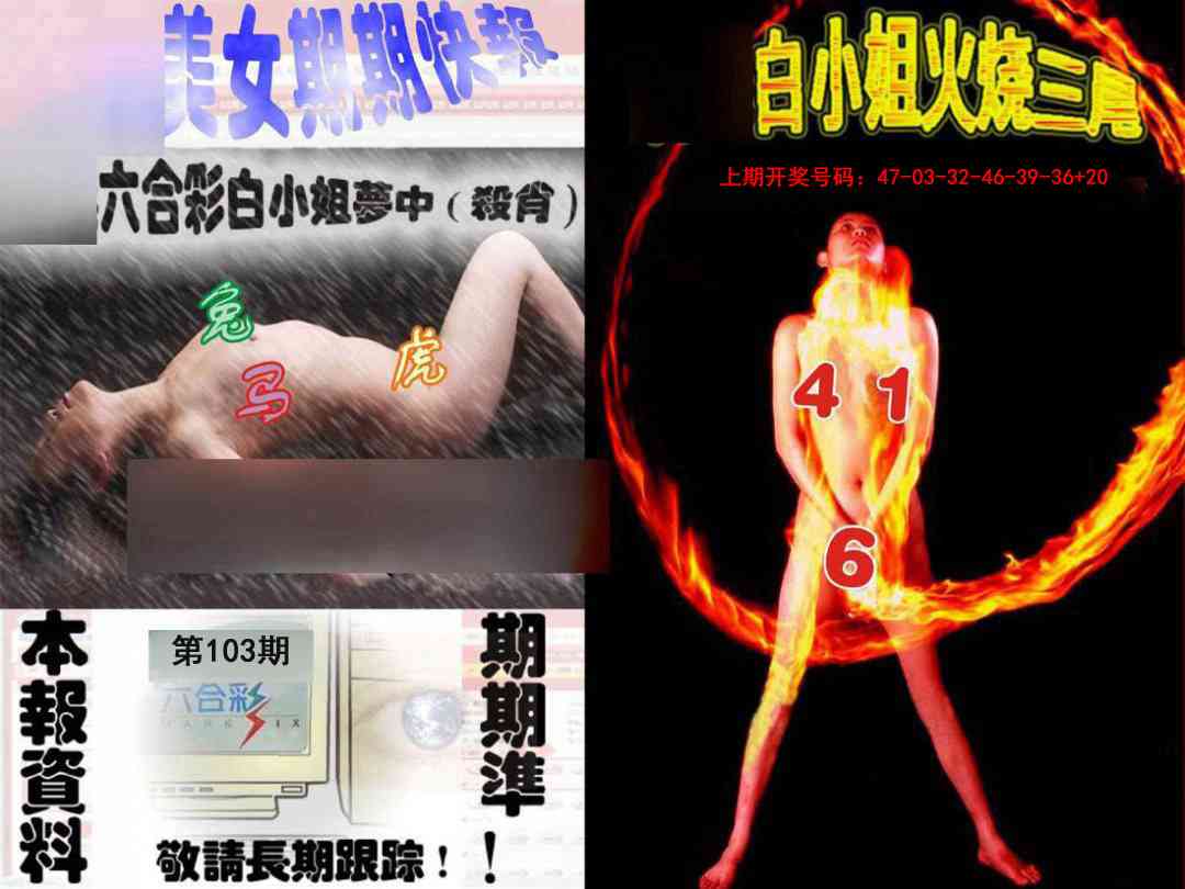 103期环球美女特码报[图]